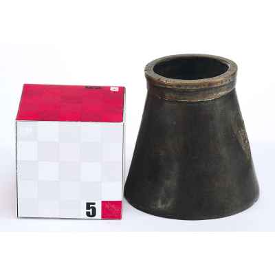 Мерка Клепацкий Кунгур 1/100 ведра латунь РИ 1875 г. г. Н-6,7 см. Кунгур 1875