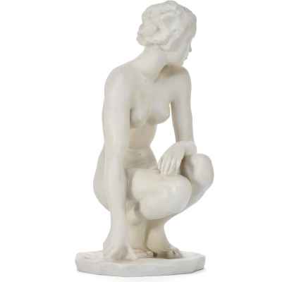 Скульптура Обнаженная фарфор, Розенталь Германия 1960-е гг. Н-31 см. Розенталь, Германия после 1960 г