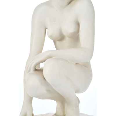 Скульптура Обнаженная фарфор, Розенталь Германия 1960-е гг. Н-31 см. Розенталь, Германия после 1960 г