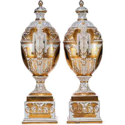 Парные вазы «Грации» Европа XX век