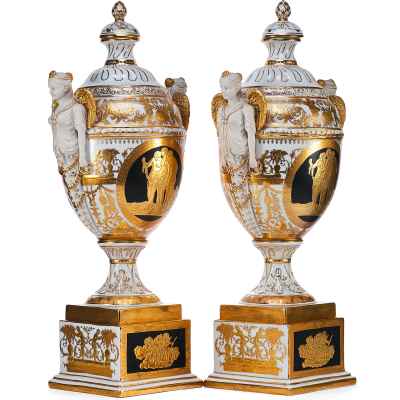 Парные вазы «Грации» Европа XX век