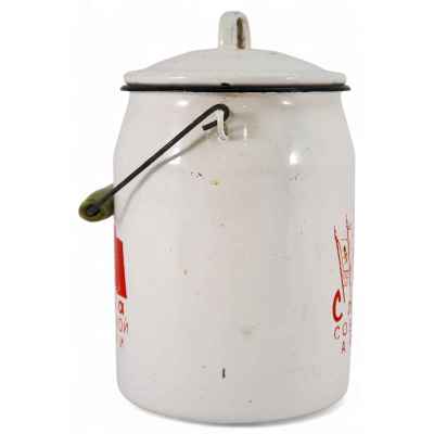 Бидон Агитация Слава Советской Армии сталь, эмаль Лысьва ЛМЗ СССР 1970 г. Н-23,5 см. СССР 1970-1980 гг