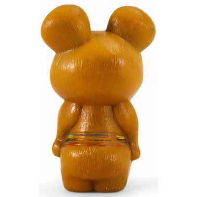 Игрушка Олимпийский мишка, пластмасса ф-ка Росигрушка г. Рославль СССР 1980 г. Н-20 см. город Рославль. Фабрика “Росигрушка” 1980