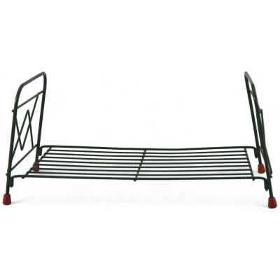 Кроватка для кукол Ленинградский Сталепрокатный з-д СССР 1970 г. 20x44 см. СССР. Ленинград. Сталепрокатный завод 1970 г