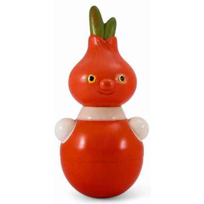 Неваляшка музыкальная Чиполлино Котовский з-д пластмасс СССР 1970-е гг. Завод пластмасс г. Котовск Тамбовской области 1970 гг