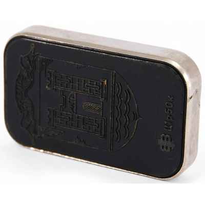 Монетница Выборг черная с набором монет СССР 1991 г пруф Выборг 1980 гг