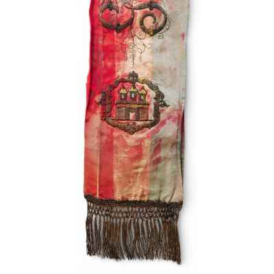 Лента к флагу 9-го гусарского полка. Австро-Венгрия Начало XX века