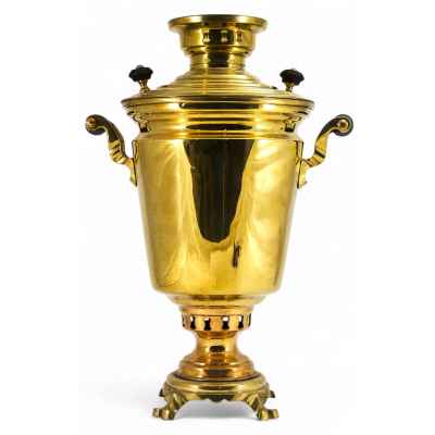 Самовар латунь артель Медник п. Суксун СССР 1927-56 гг. Н-49 см. п. Суксун 1920-30 гг