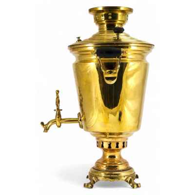 Самовар латунь артель Медник п. Суксун СССР 1927-56 гг. Н-49 см. п. Суксун 1920-30 гг