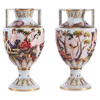 Парные вазы 