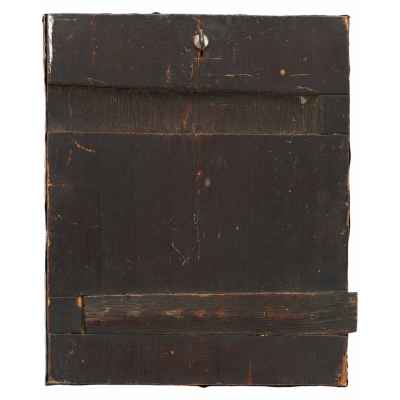 Икона Трехчастная Богоматерь Казанская, Николай Чудотворец, Избранные святые 27,8x23x1,3 см  Конец XIX века