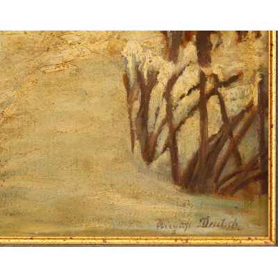 Зимний пейзаж. Россия. Россия конец XIX в - начало XX вв1899