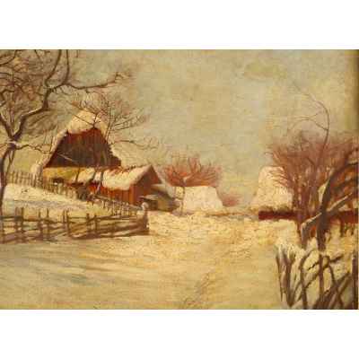 Зимний пейзаж. Россия. Россия конец XIX в - начало XX вв1899