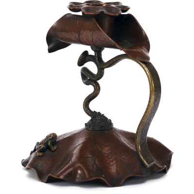 Подсвечник с растительным  декором Австрия XIX век