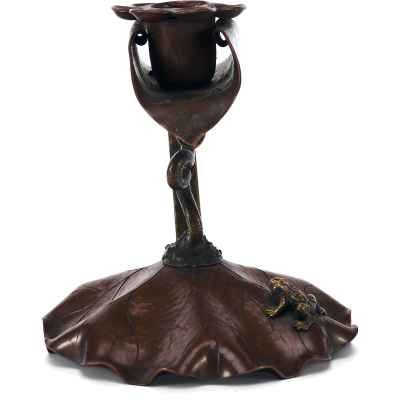 Подсвечник с растительным  декором Австрия XIX век