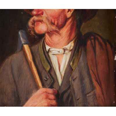 Портрет крестьянина с топориком Германия первая четверть ХХ века