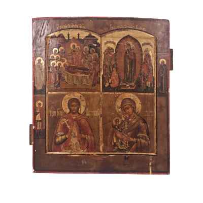 Икона четырёхчастная  