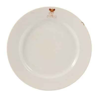 Тарелка из Фермерского сервиза Александра II ИФЗ 1908