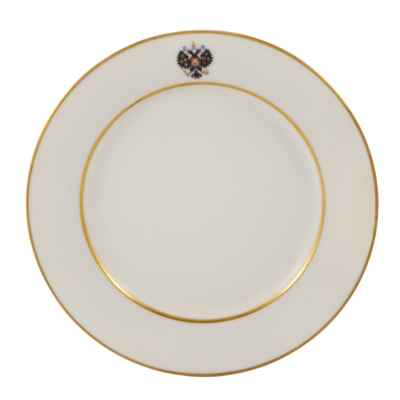 Тарелка ИФЗ Коронационная 1899 г Императорский Фарфоровый Завод 1899