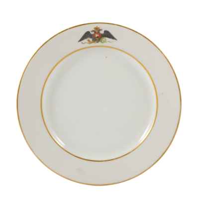 Тарелка из Гатчинского дворца 1910 г Императорский Фарфоровый Завод 1910