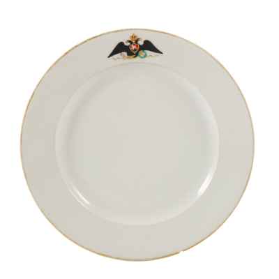 Тарелка из Гатчинского дворца 1910 г Императорский Фарфоровый Завод 1910