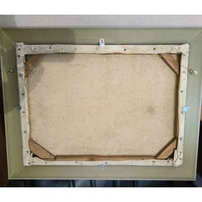 Jud Zwaart Натюрморт с серебряным кувшином х/м Австрия 1920-гг. 34x46 см. Австрия 1920-гг