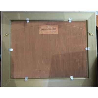 Marius натюрморт с бутылью и фруктами дерево, масло, Голландия сер. ХХ в. 29,8x40 см. Европа Первая четверть XX века