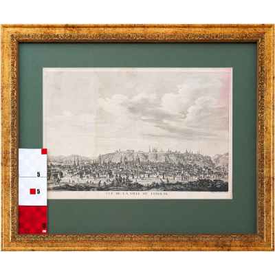 Вид города Тобольска, автор Шарль де Леспинас.  1770 -гг