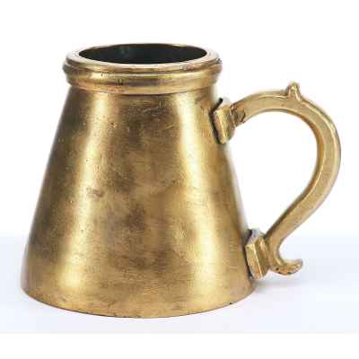 Мерка с ручкой Тула 1/20 ведра полуштоф латунь нач. ХХ в.  