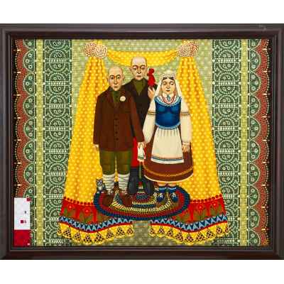 Языков А. И. Три имени холст, масло Екатеринбург 1990-2004 гг. 65x80 см. Екатеринбург 1990-2004 гг