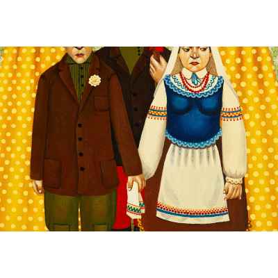 Языков А. И. Три имени холст, масло Екатеринбург 1990-2004 гг. 65x80 см. Екатеринбург 1990-2004 гг