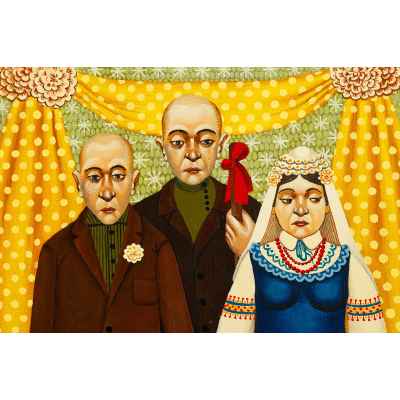 Языков А. И. Три имени холст, масло Екатеринбург 1990-2004 гг. 65x80 см. Екатеринбург 1990-2004 гг