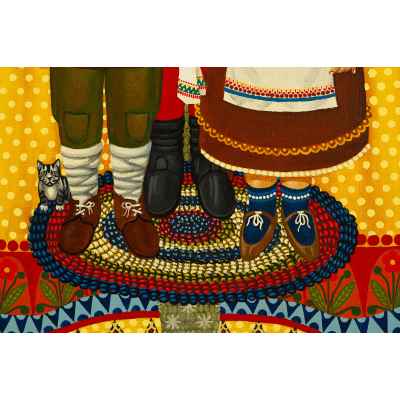 Языков А. И. Три имени холст, масло Екатеринбург 1990-2004 гг. 65x80 см. Екатеринбург 1990-2004 гг