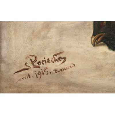 Натюрморт с битым тетеревом Россия апрель 1915