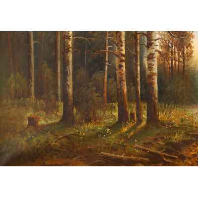 Осень в лесу  1910