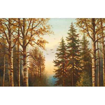 Осень в лесу  1910