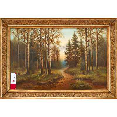 Осень в лесу  1910