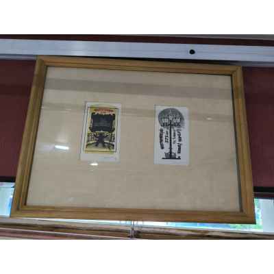 Планшет с двумя экслибрисами из книг С.А. Ваксмана и Р.В. Копылова СССР 1998