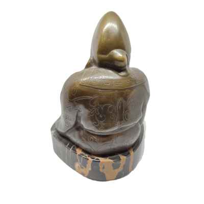 Скульптура мудреца Фукурокудзю бронза, мрамор, Европа нач. ХХ в. Н-16 см. Европа начало XX века