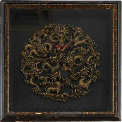 Панно бронзовое 