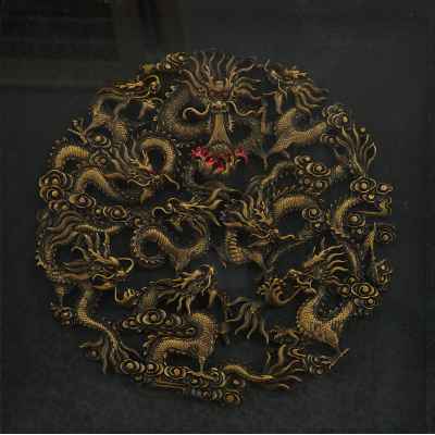 Панно бронзовое 