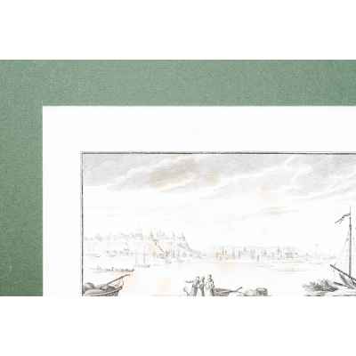 Гравюра Вид города Тобольска  