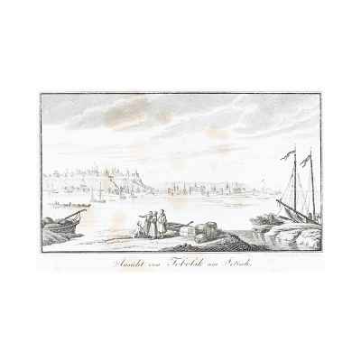 Гравюра Вид города Тобольска  