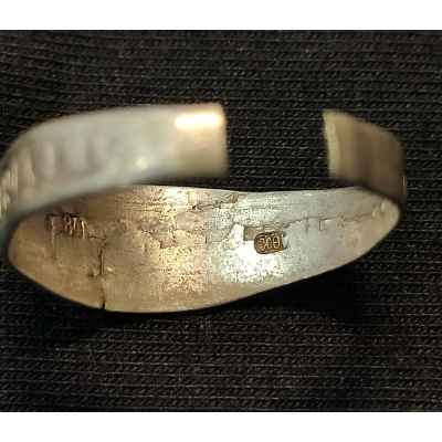 Кольцо агитационное ПМВ Единение Царя с Народом, серебро 84 пр. 1914 г.  