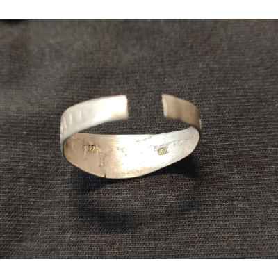 Кольцо агитационное ПМВ Единение Царя с Народом, серебро 84 пр. 1914 г.  