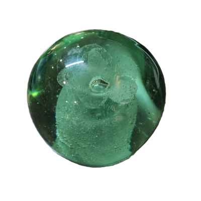 Пресс-папье Зелёный шар Российская Империя до 1917 г. 7х8 см. Российская Империя до 1917 г.