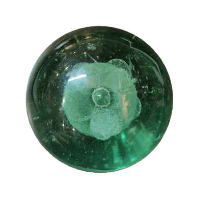 Пресс-папье Зелёный шар Российская Империя до 1917 г. 7х8 см. Российская Империя до 1917 г.