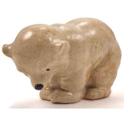 Медвежонок Винербергер керамик (Wienerberger) Австрия 1920-30-е 7,5х11 см. Европа 