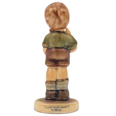 Скульптура Мальчик с сердечком фарфор, Гебель (Goebel) Германия 1960-63-е г. H-8,5 см. Гебель (Goebel) Германия 1960-63-е г.