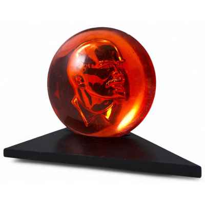Сувенир В. И. Ленин пластмасса, оргстекло, СССР 1970-е гг. 7x12x6 см. СССР, Ростов- на-Дону 1970 гг
